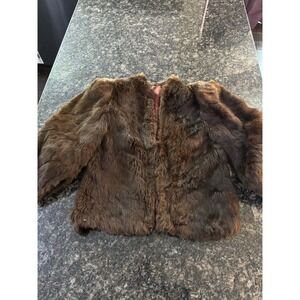 Vintage Fur Alexandros Alex Furs New York High End Rabbit Fur Coat. Pre Loved Sm